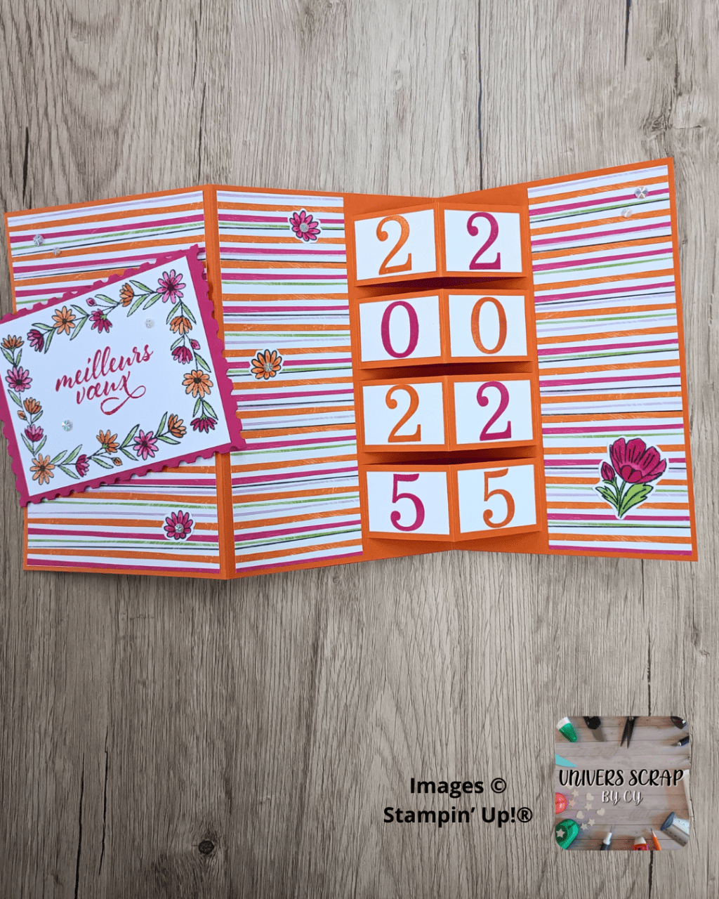 Carte de vœux en&nbsp;relief