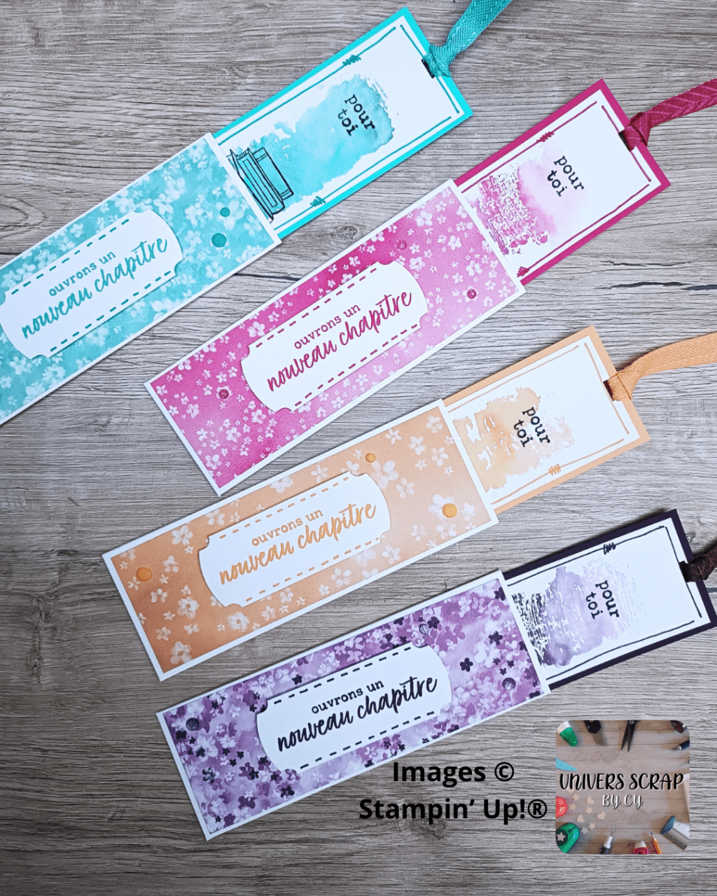 Marque Pages Aquarelle et sa&nbsp;Pochette