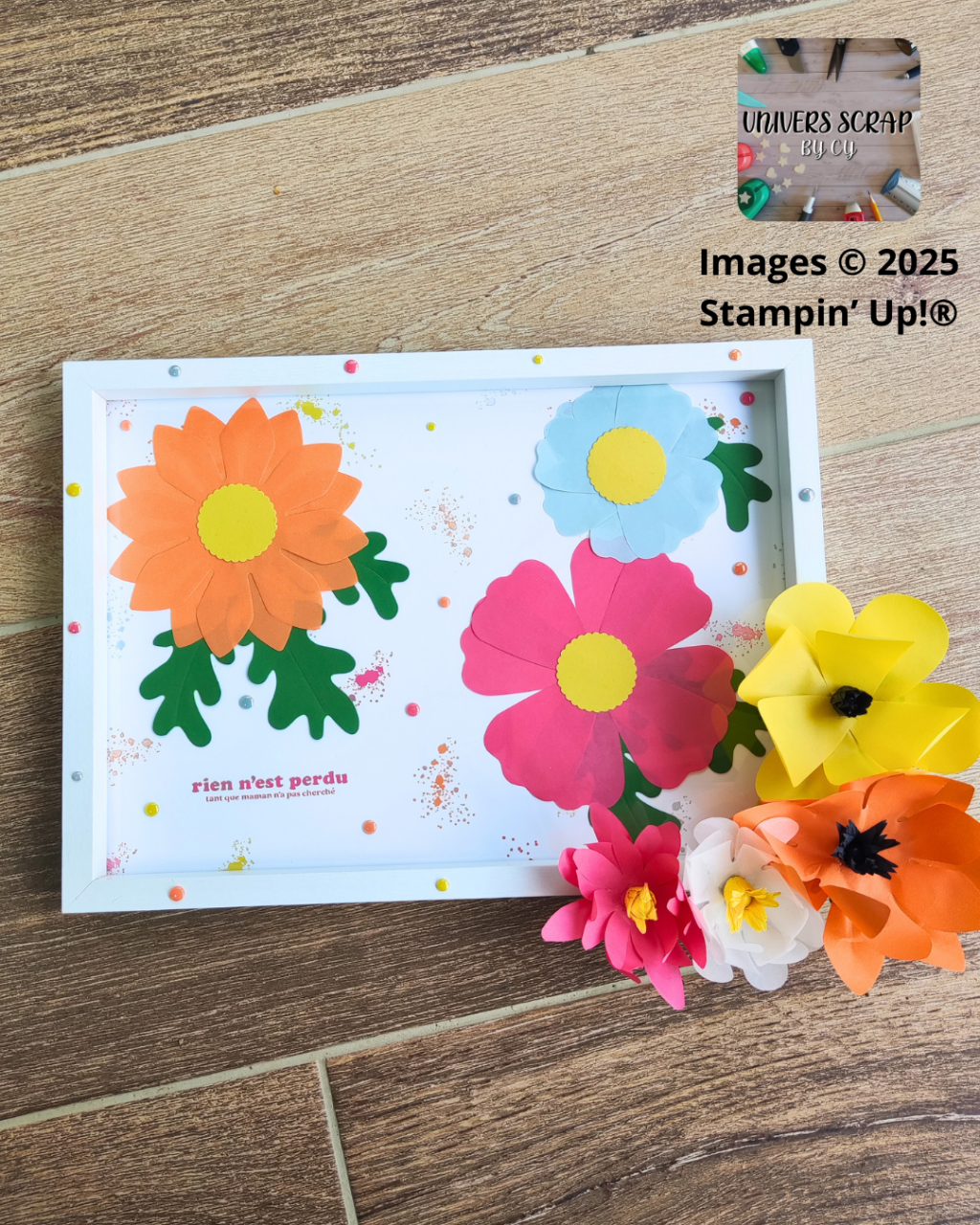 Cadre Bouquet de&nbsp;Papier