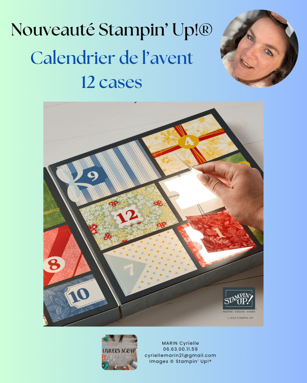 🎁 Le Calendrier de l’Avent Stampin’ Up!® est disponible&nbsp;!