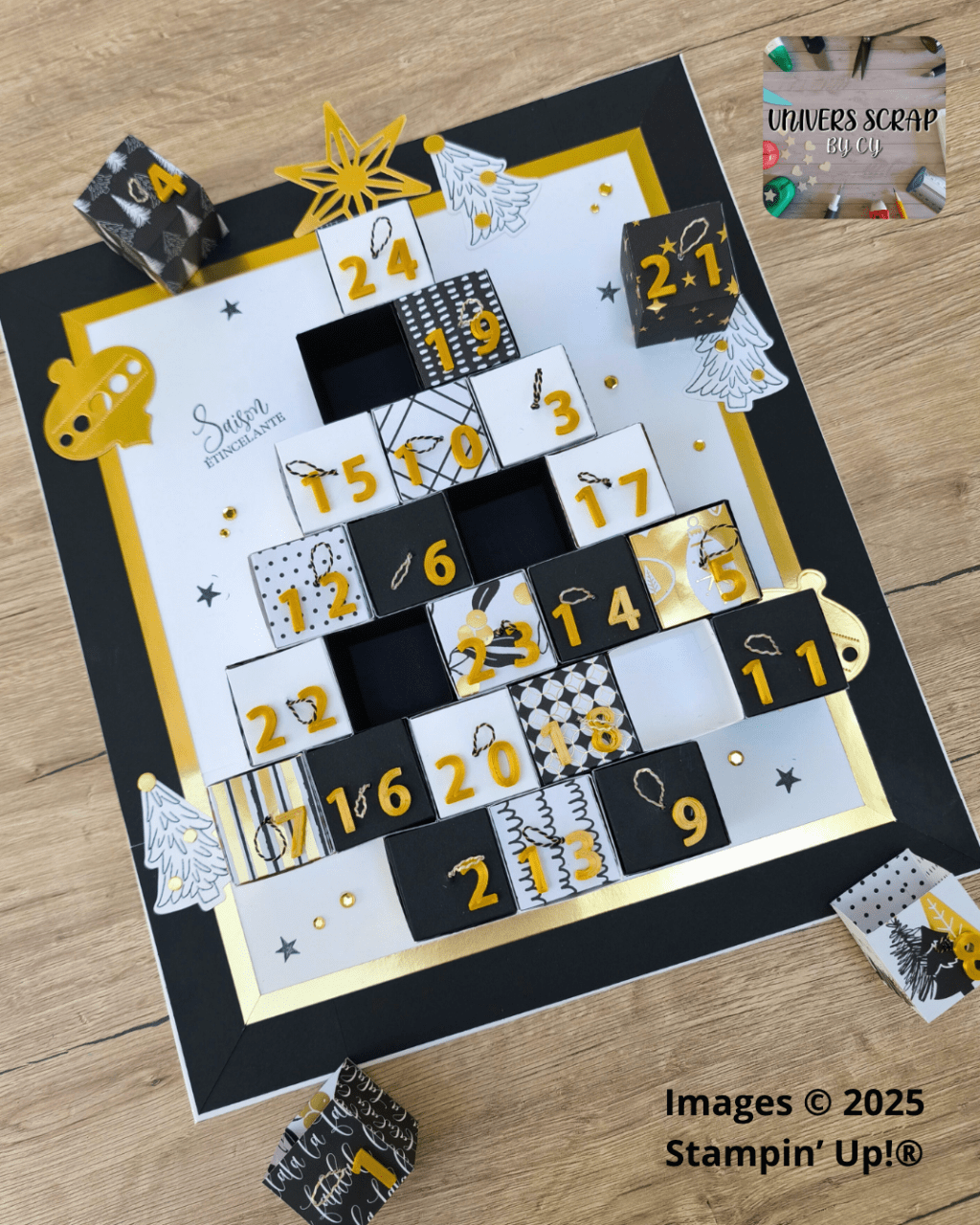 Crée ton Calendrier de l’Avent&nbsp;Doré