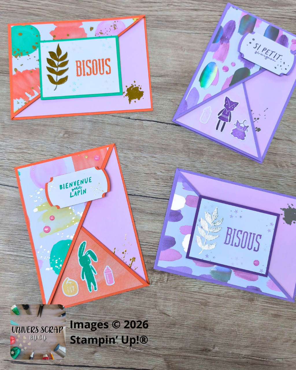 Expérience créative #1 : Cartes à rabats&nbsp;triangles