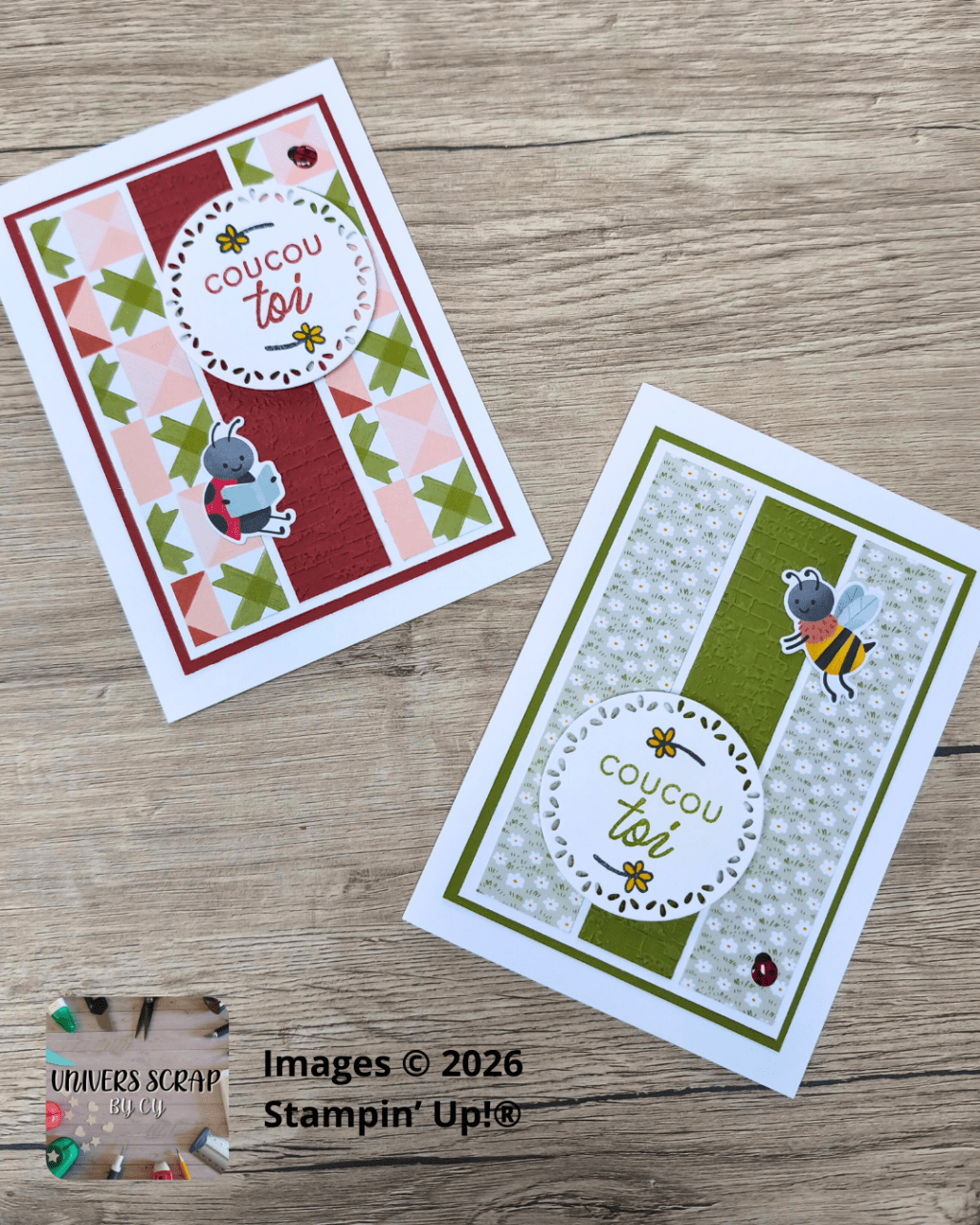 Carte texturée – Jolies&nbsp;bestioles