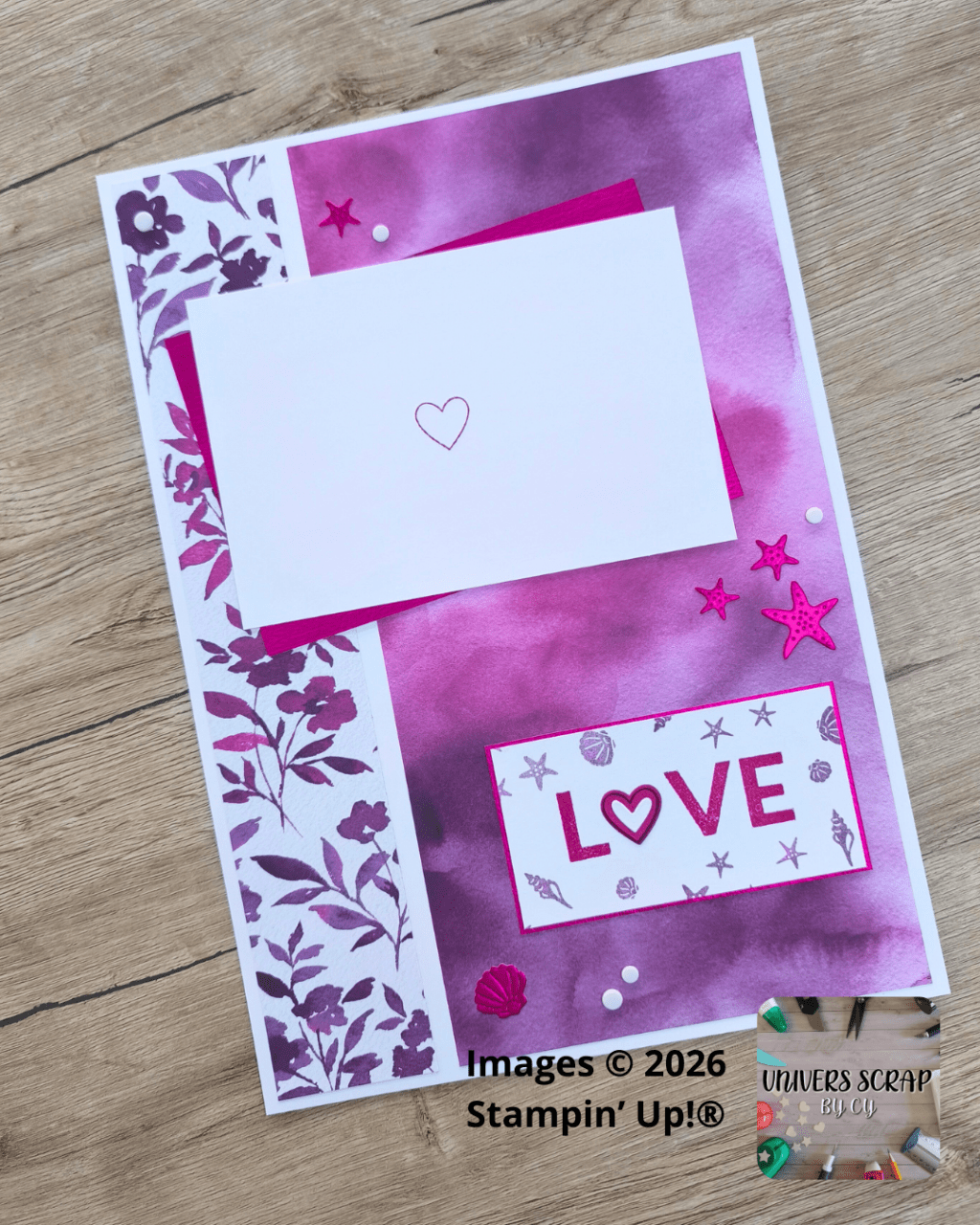 Page de scrap élégante avec les nouveautés exclusives de mars