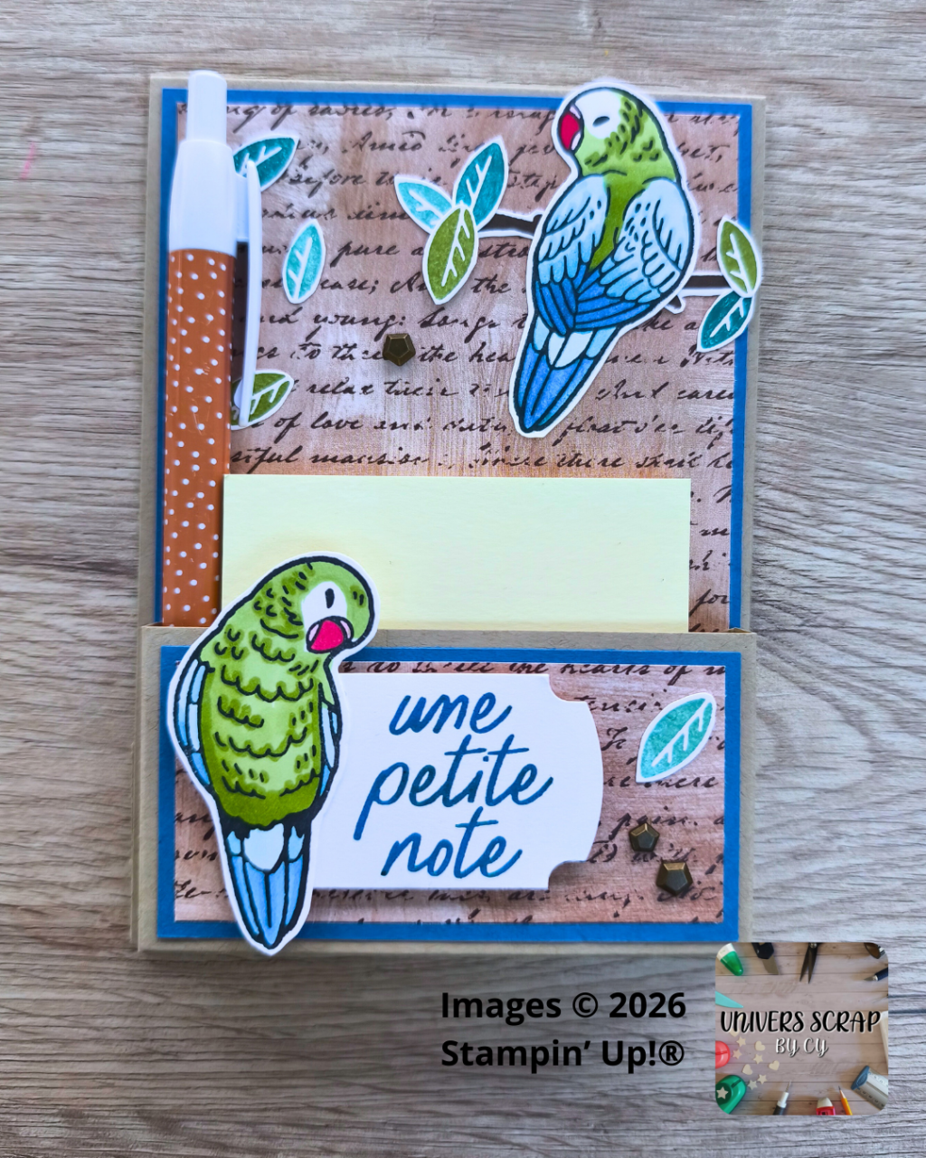 Expérience créative #2 : Support à post it et&nbsp;stylo