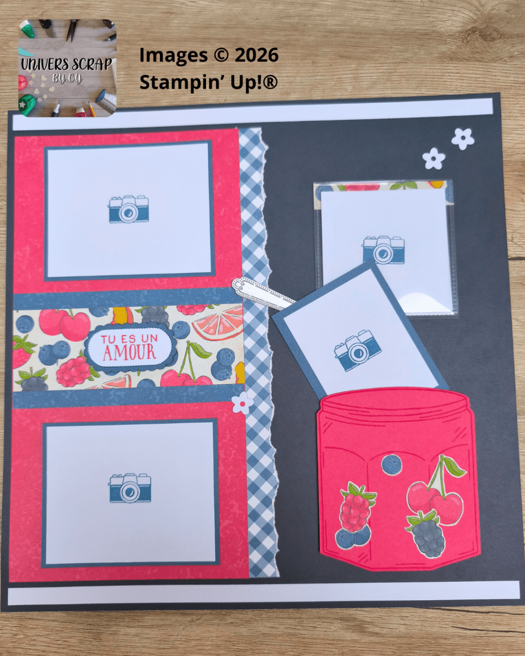 Page de scrapbooking : Douceurs faites maison –&nbsp;EC#5
