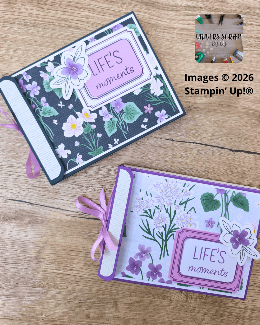Un mini album tout en douceur avec Rêves de violettes –&nbsp;EC#8