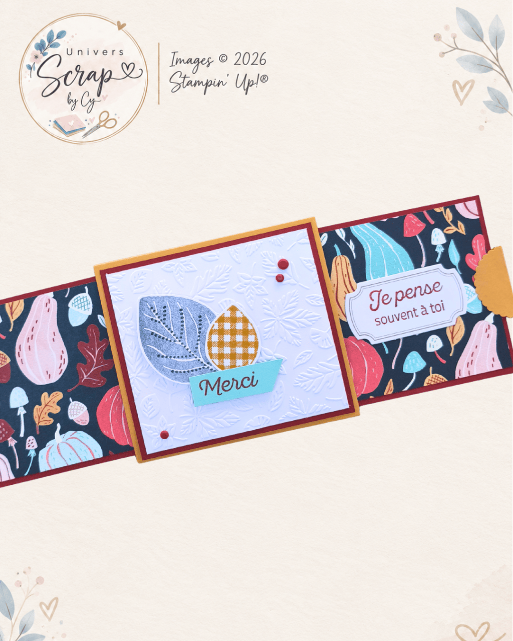 Carte double tirette – Collection Parcelle peinte – EC#10